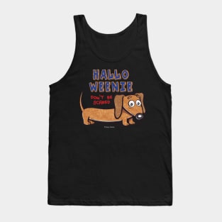 Halloweenie  Halloween Dachshund Tank Top